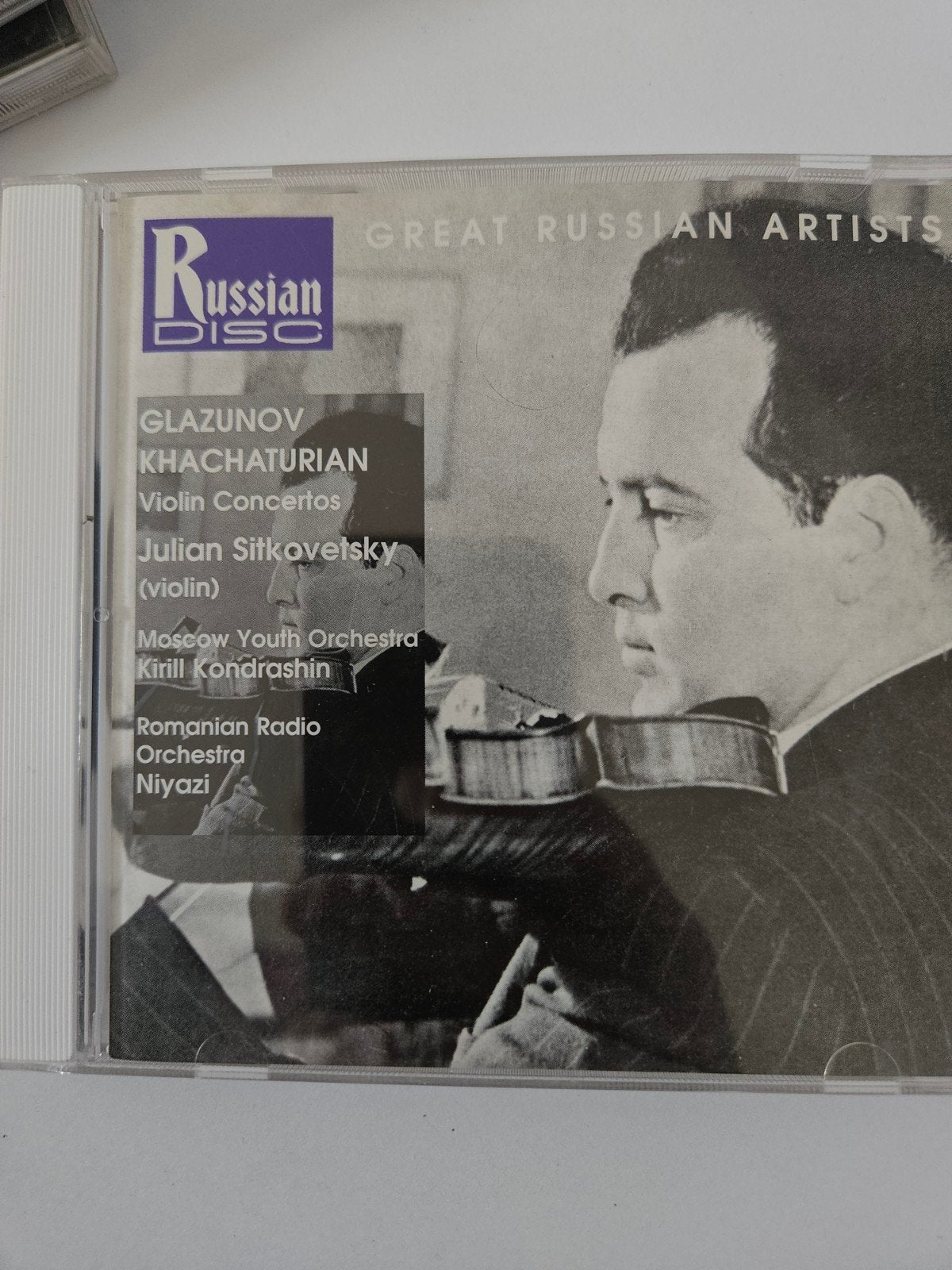 Glazunov, Khachaturian Vioolconcerten - Julian Sitkovetsky, Ophalen of Verzenden, Romantiek, Zo goed als nieuw, Orkest of Ballet