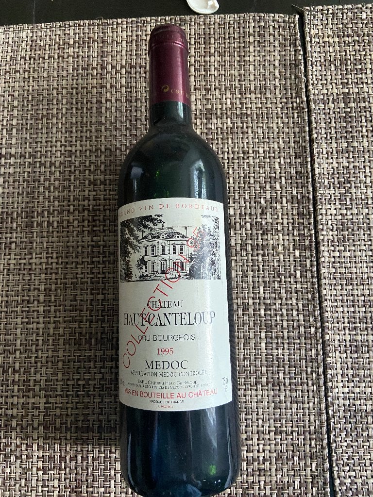Chateau Haut-Cantelopupe  Grand vin de Bordeaux 1995 Médoc, Frankrijk, Ophalen of Verzenden, Zo goed als nieuw, Rode wijn