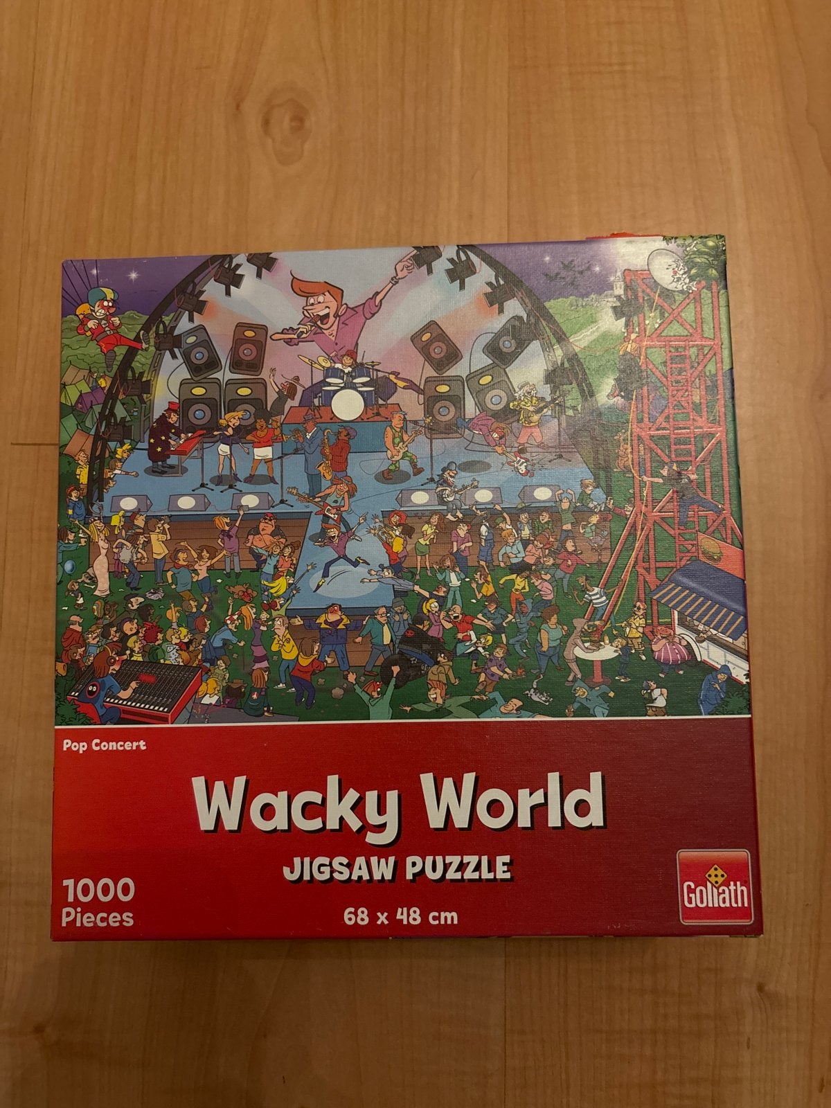 Wacky World Jigsaw Puzzle - Pop Concert (1000 stukjes), Ophalen, 500 t/m 1500 stukjes, Gebruikt, Legpuzzel