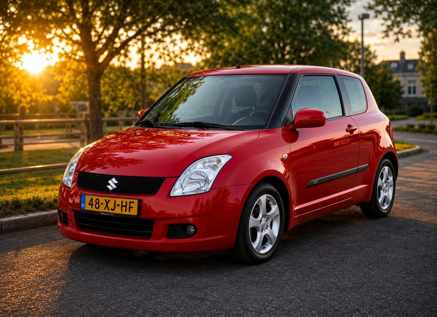 Suzuki Swift 1.5 3D AUT AIRCO, Auto's, Suzuki, Stof, Zwart, 4 cilinders, Swift