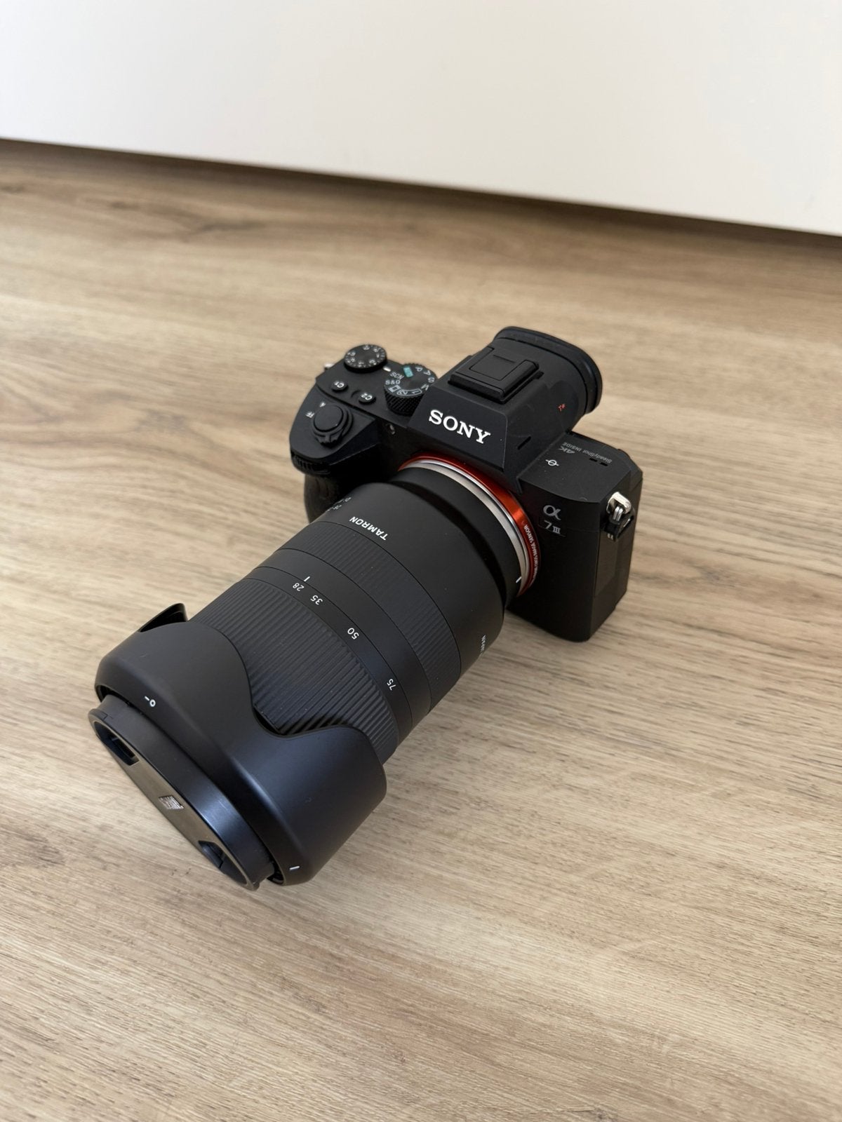 Z.g.a.n.! Sony A7 III + Tamron 28-75mm F/2.8 Di III RXD, Ophalen of Verzenden, Zo goed als nieuw, Sony