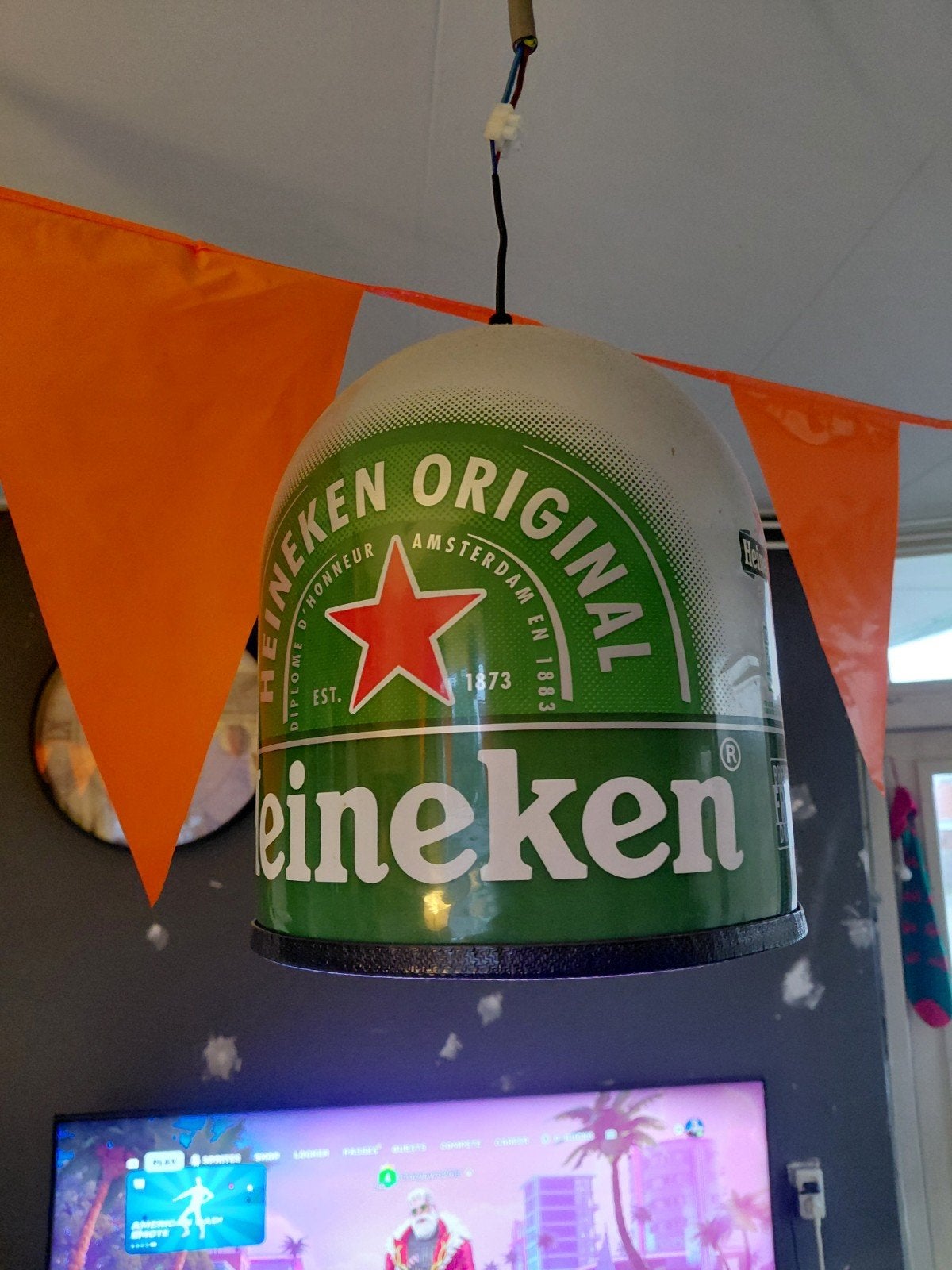 Heineken lampen, Verzamelen, Ophalen of Verzenden, Zo goed als nieuw, Overige typen, Heineken