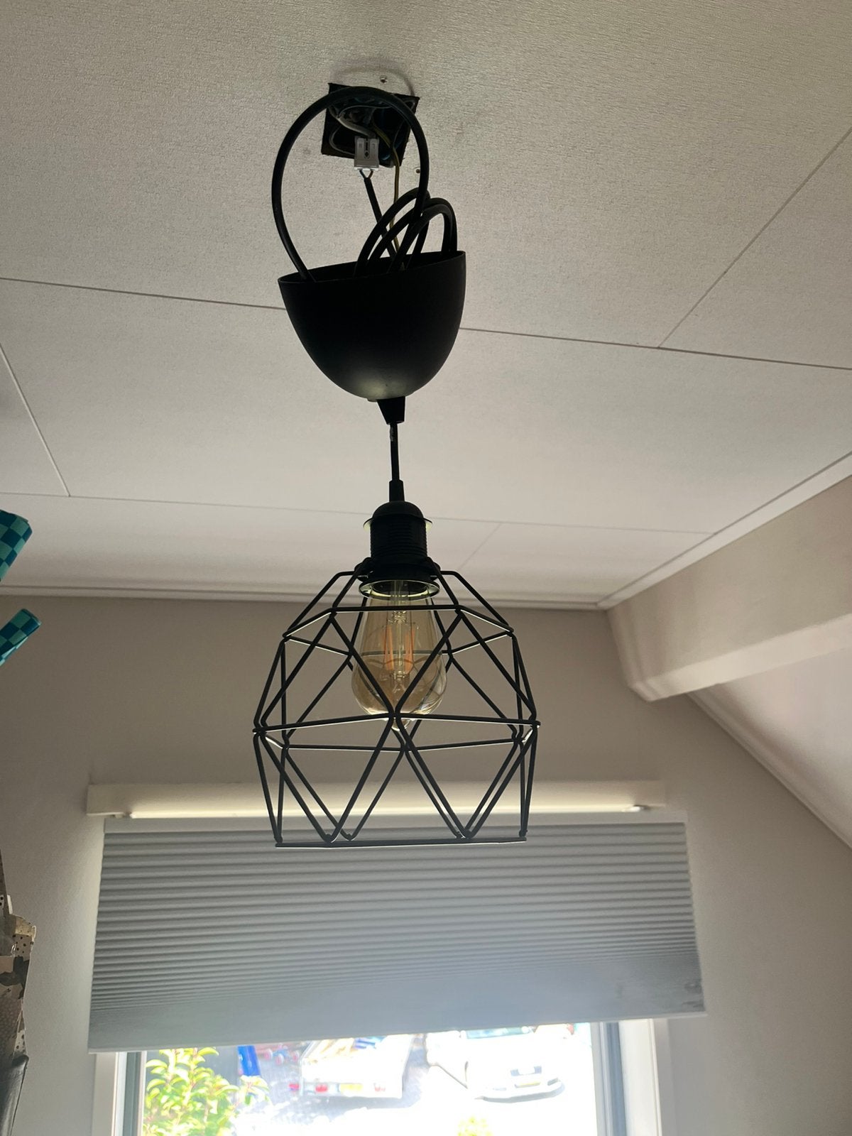 Hanglamp Ikea, Huis en Inrichting, Lampen | Plafondlampen, Ophalen, Zo goed als nieuw