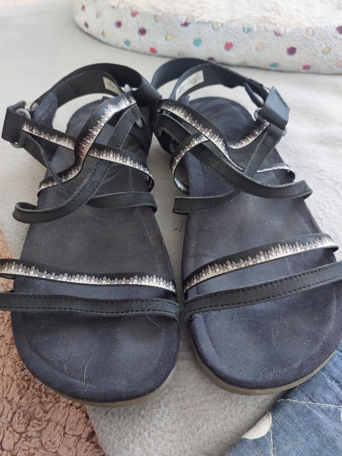 Nieuw paar merrell dames sandalen maat 42.  Met verstelbare., Nieuw, Merrel, Zwart, Sandalen of Muiltjes