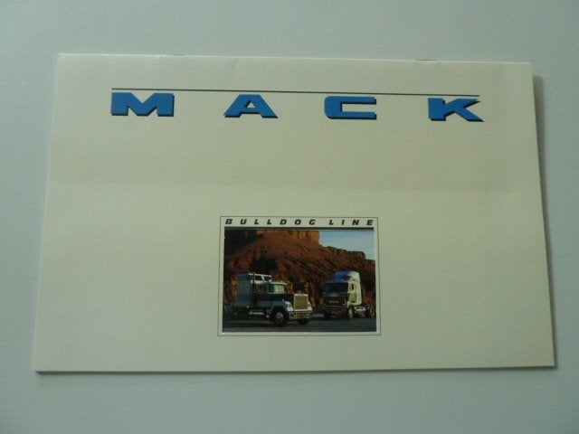 1988 Mack Bulldog Line Trucks Brochure USA, Ophalen of Verzenden, Gelezen, Overige merken