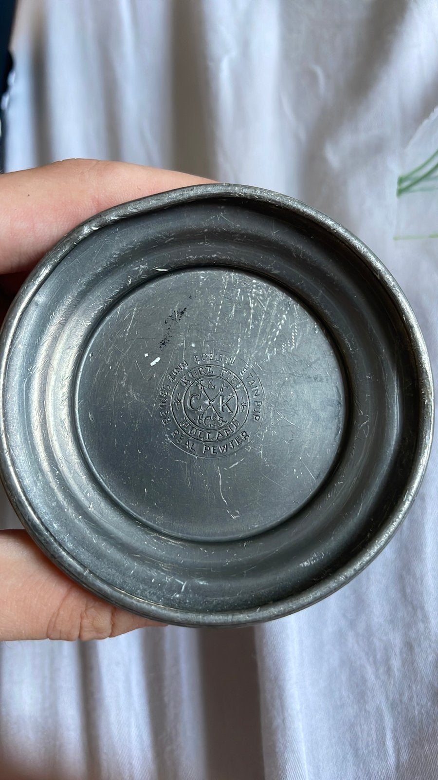 Tin servies kurz Tiel Holland, Ophalen of Verzenden