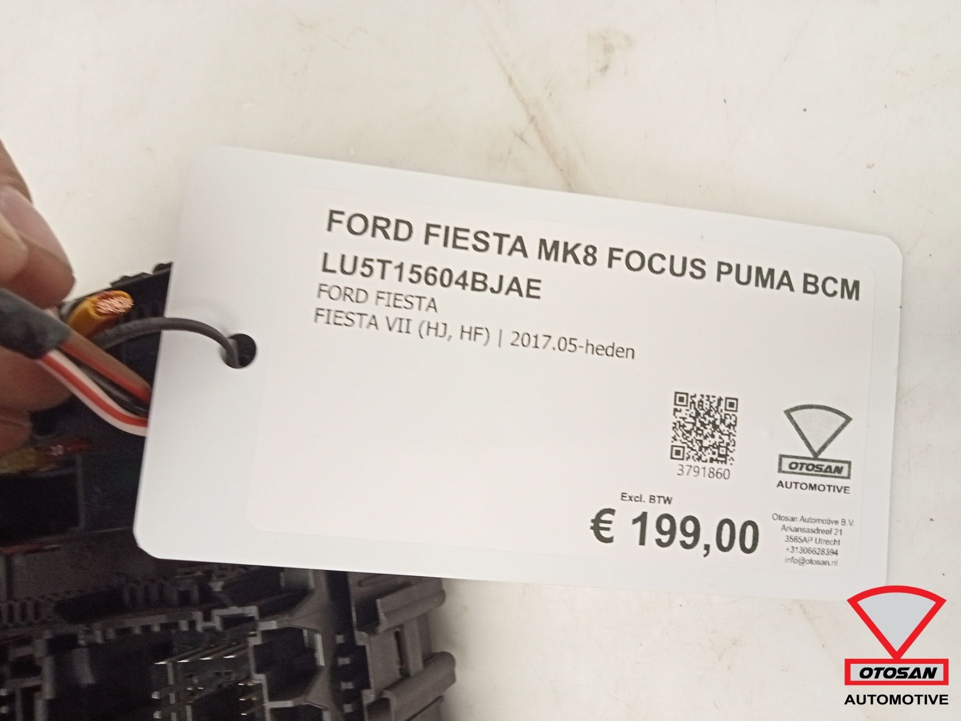 Ford Fiesta MK8 Focus Puma BCM Boordnet LU5T15604BJAE, Gebruikt, Info@ford.com, Ophalen of Verzenden, Ford