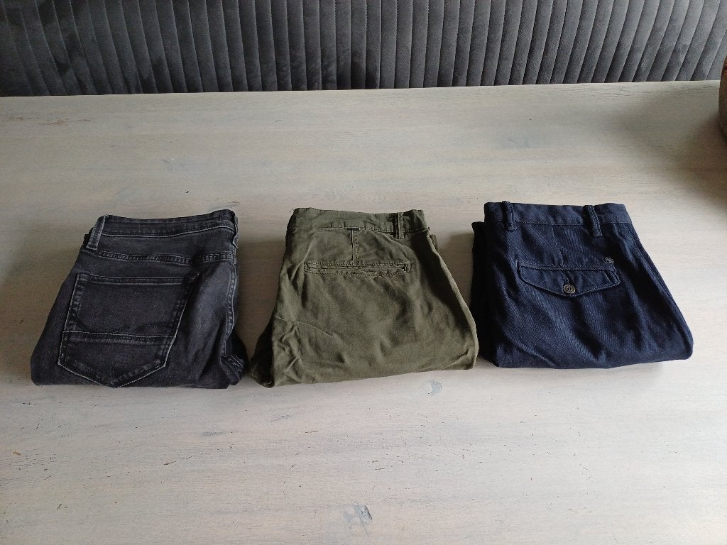 3x Herenbroek, Ophalen of Verzenden, Gedragen, Overige maten, Meerkleurig
