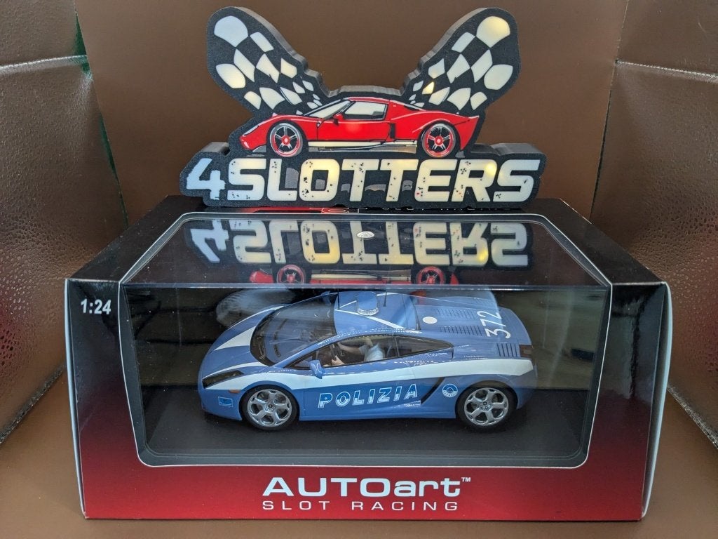 Autoart 1/24 Lamborghini Gallardo Police Car Polizia, Verzenden, Nieuw, Elektrisch, Overige merken