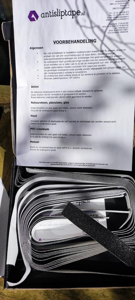 Antisliptape trap set - 14 stroken (70cm x 2.5cm), Overige materialen, 30 cm of meer, 50 tot 150 cm, Nieuw