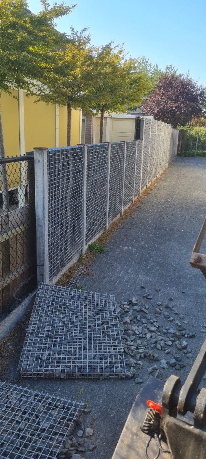 Steenkorven / Gabionen voor tuin of afscheiding, Ophalen, Gebruikt