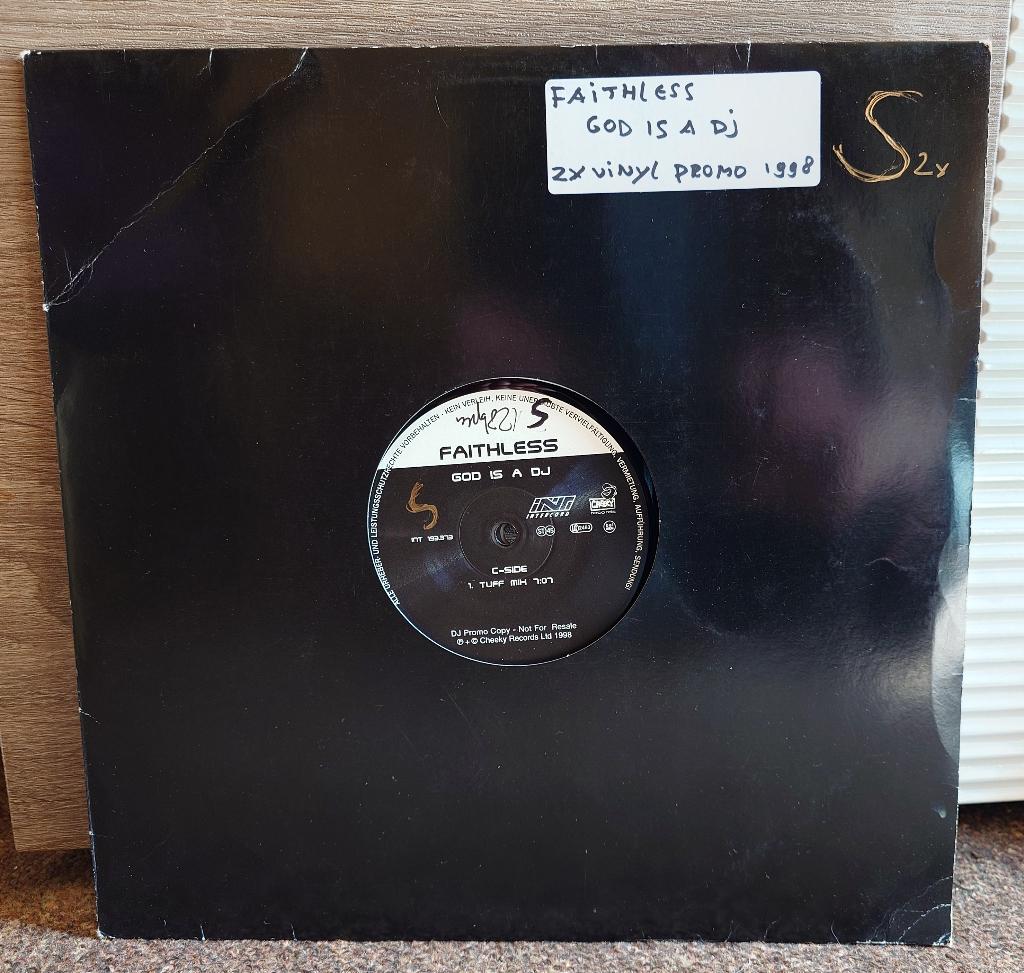 Faithless ‎– God Is A DJ (2x12'' Vinyl), 12 inch, Dance Populair, Verzenden, 1990 - 1999