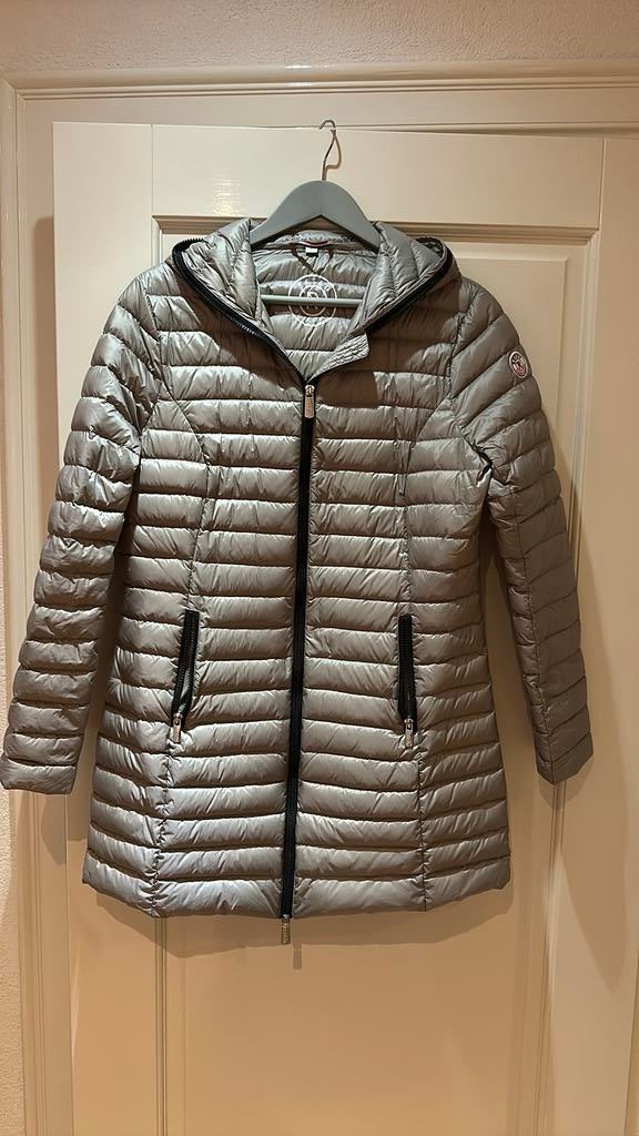 Reset tussenjas beige met capuchon mt L, Ophalen of Verzenden, Zo goed als nieuw, Maat 38/40 (M), Beige