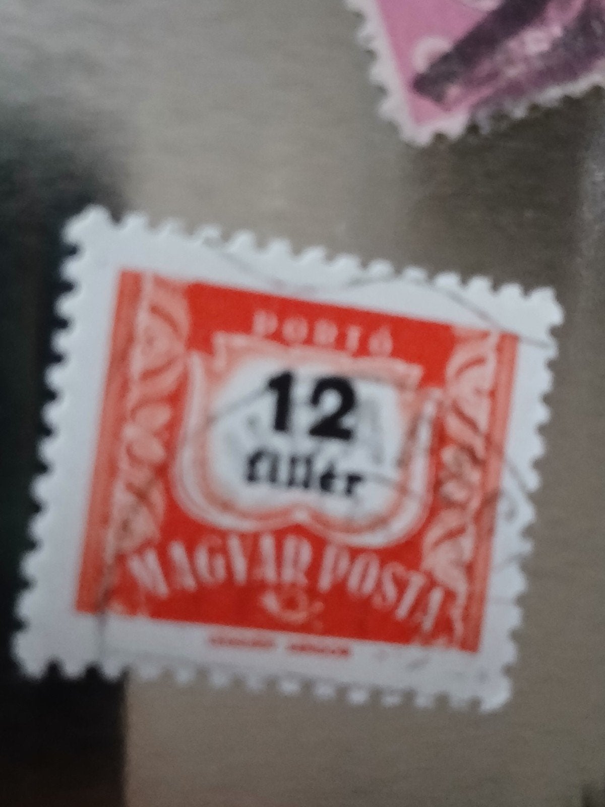 Hongaarse postzegel 12 fillér - Gestempeld, Ophalen of Verzenden, Gestempeld