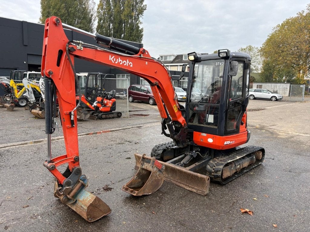 Kubota U35-3@3 Minigraver TOP MACHINE!!!, Ophalen, Graafmachine