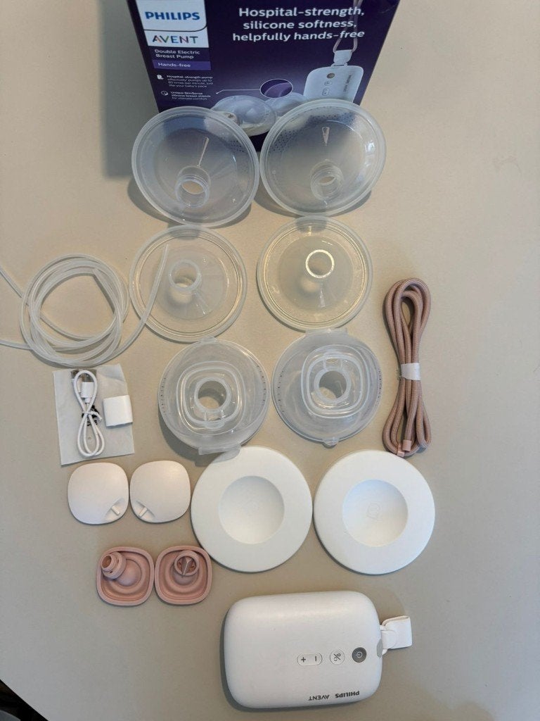 Philips Avent - Dubbele Elektrische Draagbare Borstkolf, Ophalen, Gebruikt, Draagbaar, Borstkolf