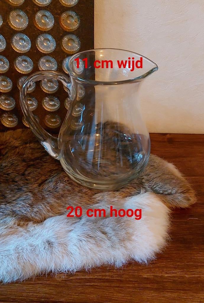 Kristallen schenkkan of bloemenkan, Ophalen of Verzenden