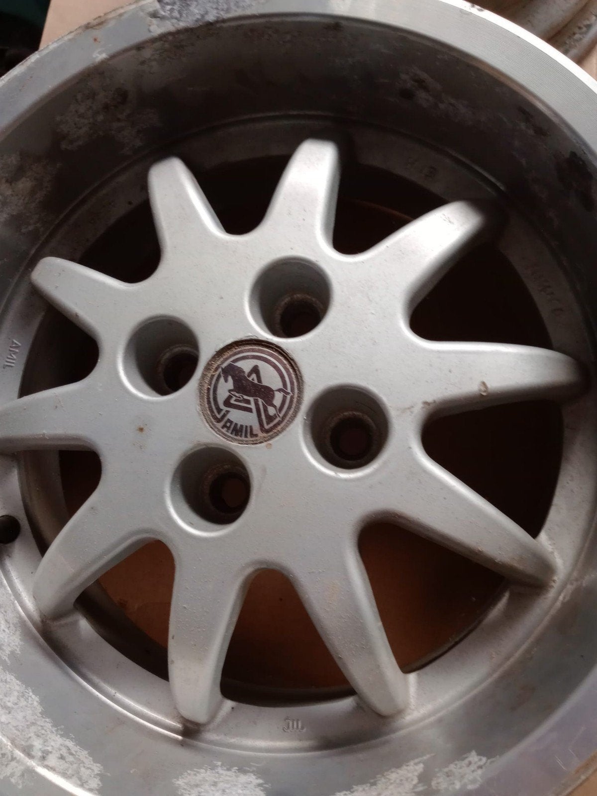 Amil velgen set 4x100 15 inch, Ophalen, Gebruikt, 15 inch, Velg(en)
