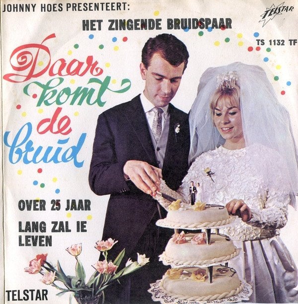 Piraten Single (1967) Het Zingende Bruidspaar - Over 25 Jaar, Cd's en Dvd's, Vinyl | Nederlandstalig, Gebruikt, 7 inch, Ophalen of Verzenden