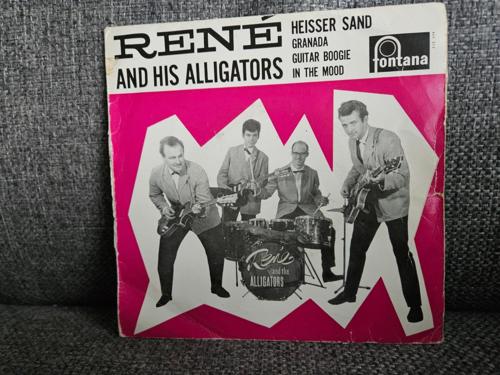 Nederbeat ~ René and His Alligators - Heisser Sand EP, Verzenden, Gebruikt, 7 inch, EP