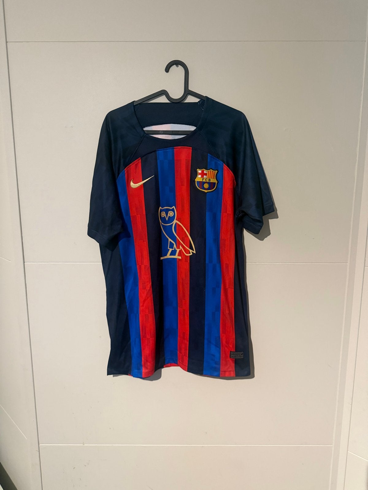 Nike FC Barcelona x OVO Drake Thuisshirt Maat L, Maat 52/54 (L), Meerkleurig, Ophalen of Verzenden, Zo goed als nieuw