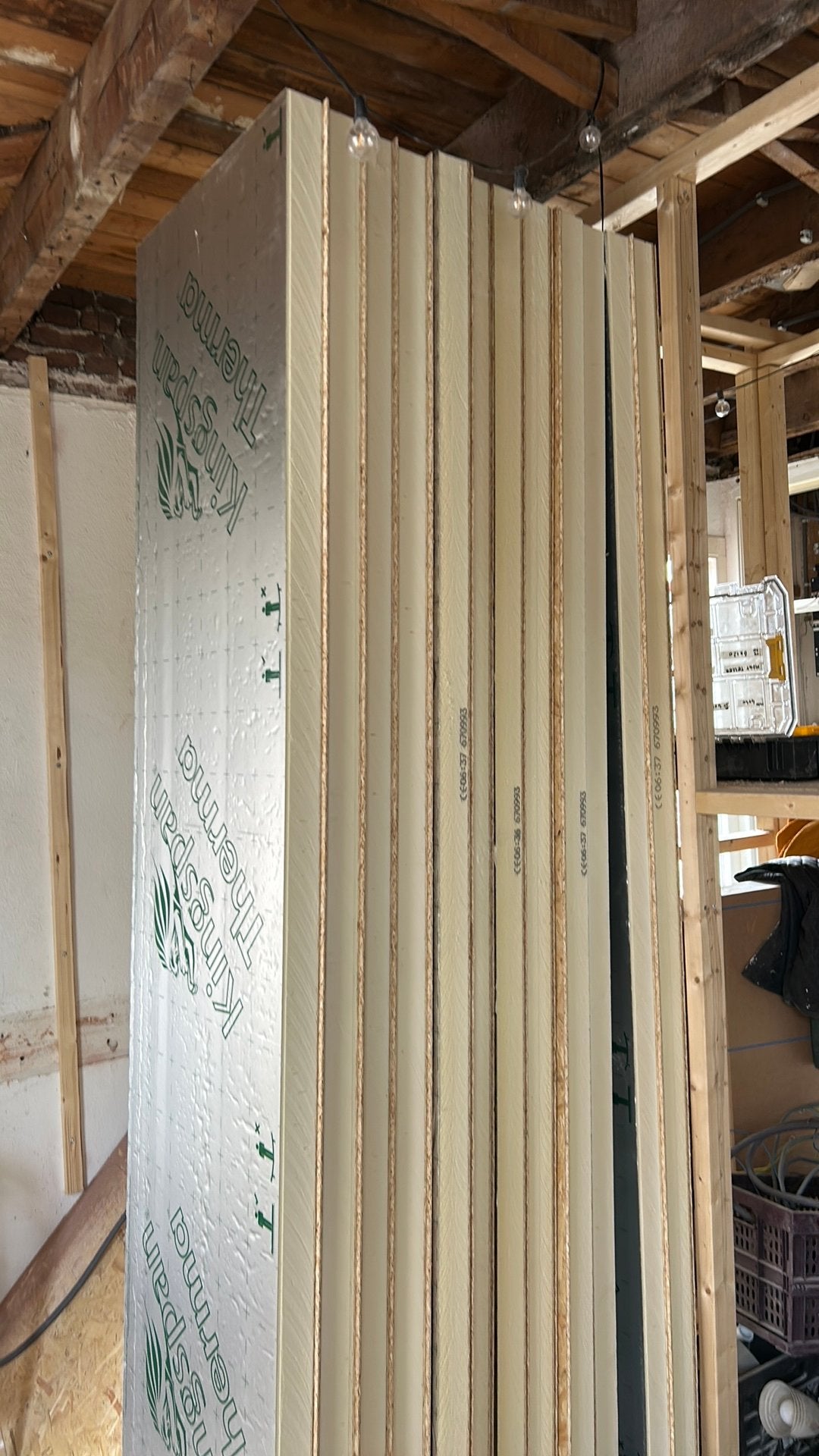 PIR + OSB 60mm PIR + 12 mm OSB, Doe-het-zelf en Verbouw, Isolatie en Afdichting, Ophalen, Zo goed als nieuw