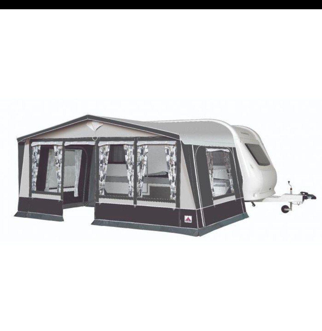 Dorema Ibiza 240 Voortent - Maat 9 (850-875 cm), Caravans en Kamperen, Ophalen of Verzenden, Dorema, Dorema, Dorema