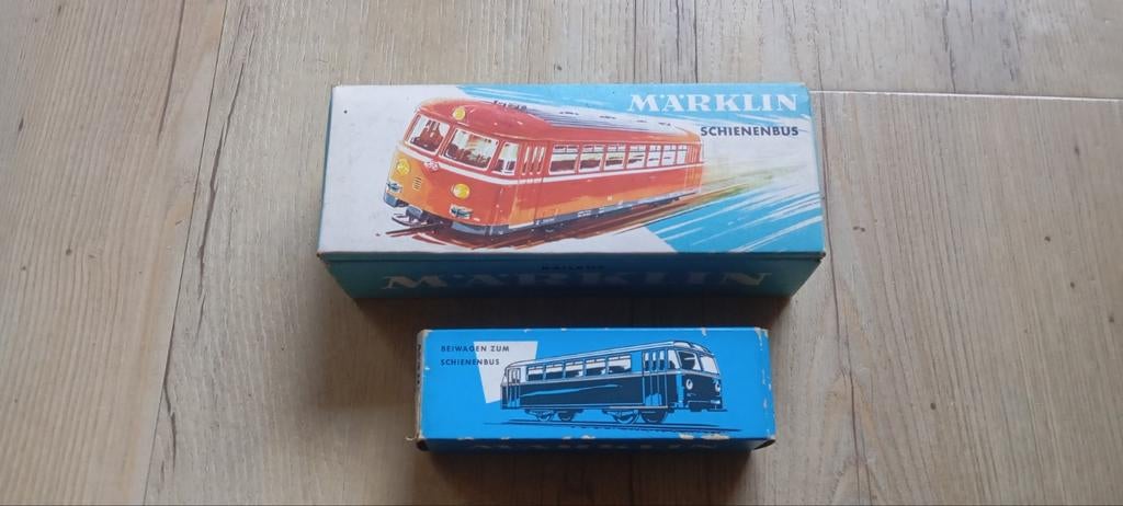 Märklin lege verpakkingen Railbus 3016 en 4018, Hobby en Vrije tijd, Modeltreinen | H0, Gebruikt, Overige typen, Wisselstroom