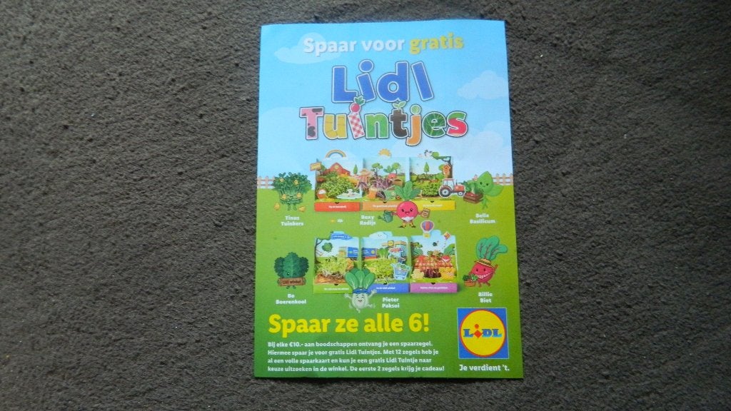Tuintjeszegels 26 zegels van Lidl, Lidl, Ophalen of Verzenden