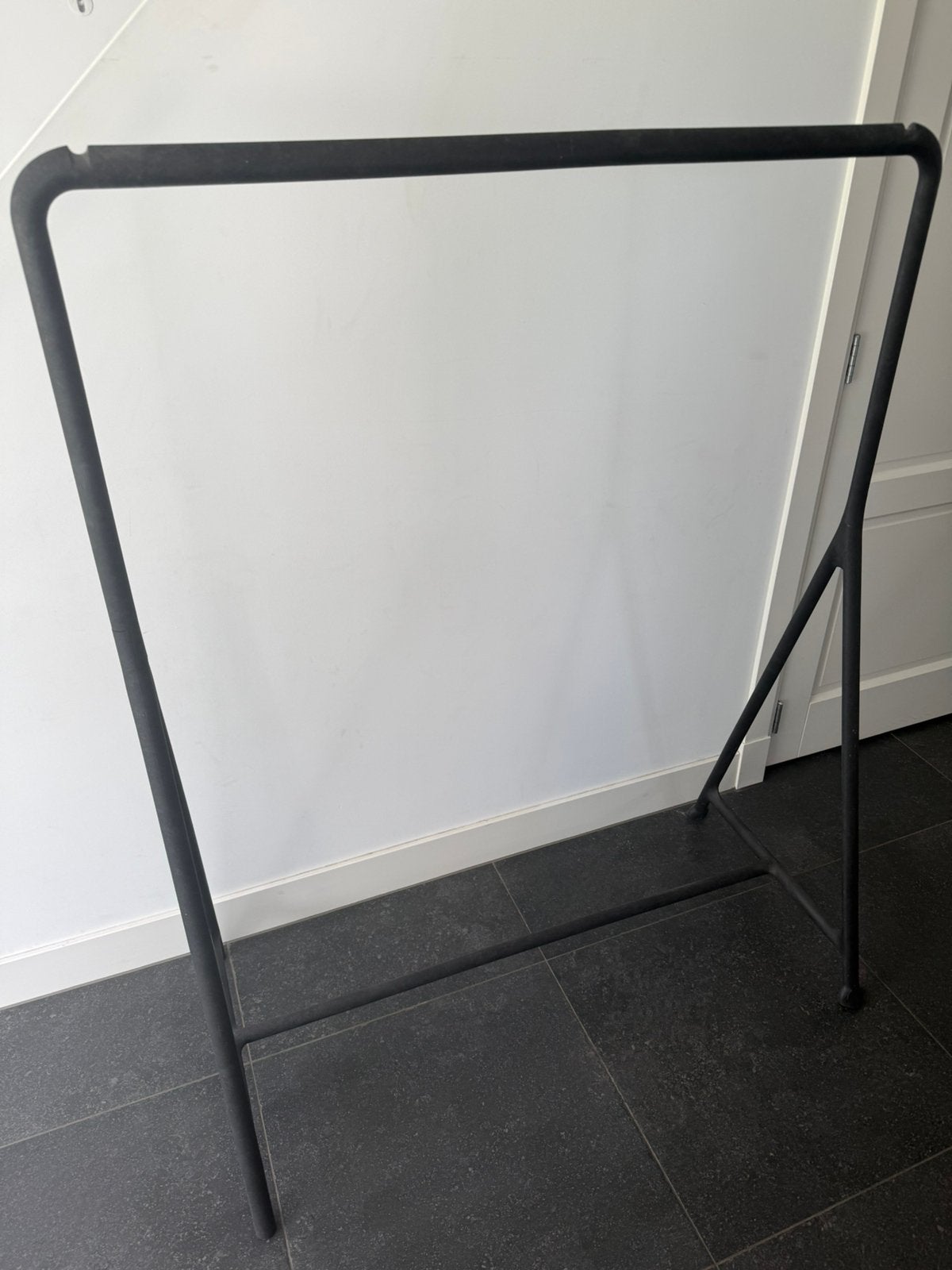 Ikea kledingrek, Ophalen, Met wielen