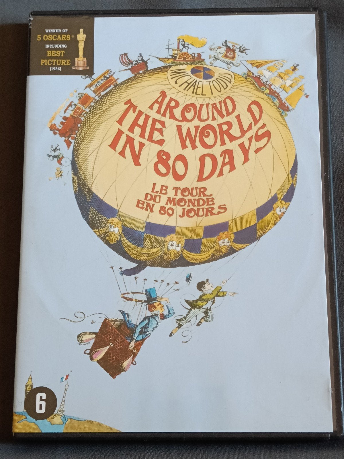 Around the World in 80 Days DVD (2-disc set), Nederlands, Inclusief doosje, Ophalen of Verzenden, Zo goed als nieuw