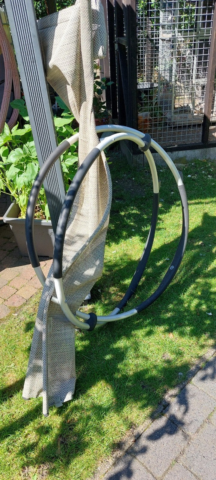 Inklapbare schommel/ligstoel met kussen, Ophalen