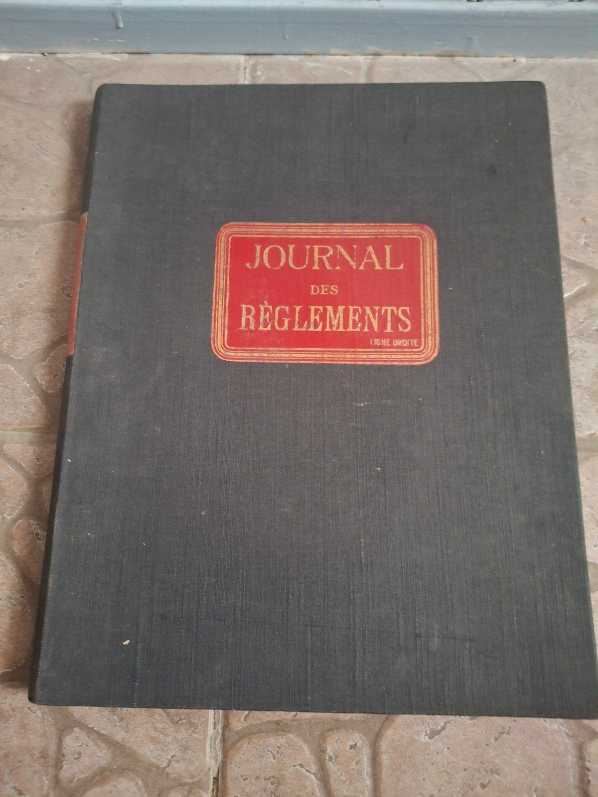 Vintage Frans Groot Grootboek / Registerboek, Ophalen of Verzenden