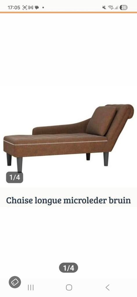 Relaxstoel en chaise longue zgan., Huis en Inrichting, Banken | Sofa's en Chaises Longues, Ophalen, Eenpersoons, 75 tot 100 cm