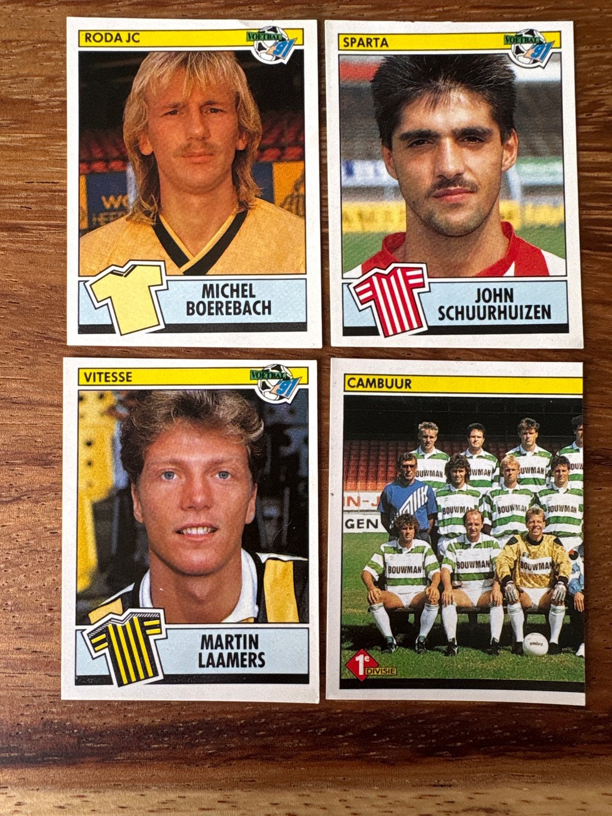 Panini Voetbal 1991 diversen, Ophalen of Verzenden, Gebruikt, Stickers en Plaatjes