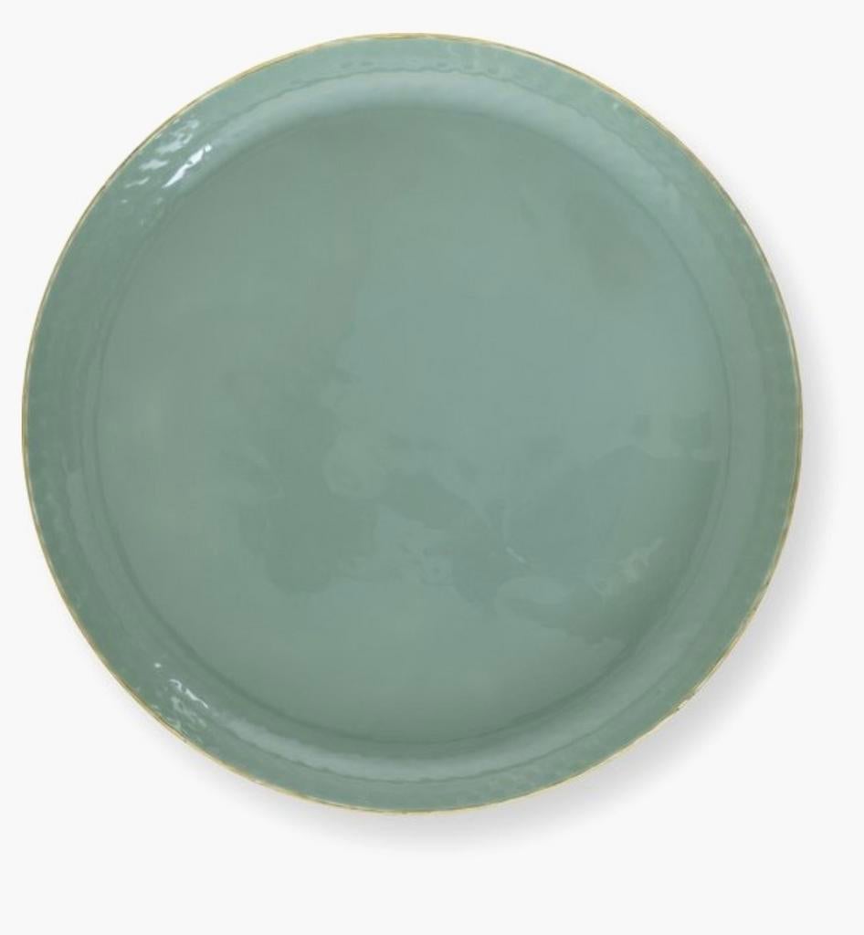 Pip Dienblad Eucalyptus Groen - Rond Ø 50 cm, Ophalen of Verzenden, Rond, Metaal