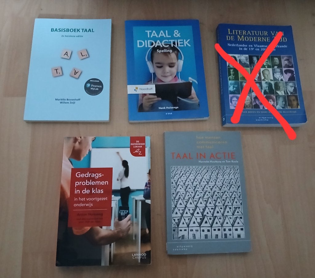 Studieboeken Leraar Nederlands en PDT Fontys Sittard, Ophalen of Verzenden, Alpha, Zo goed als nieuw, HBO