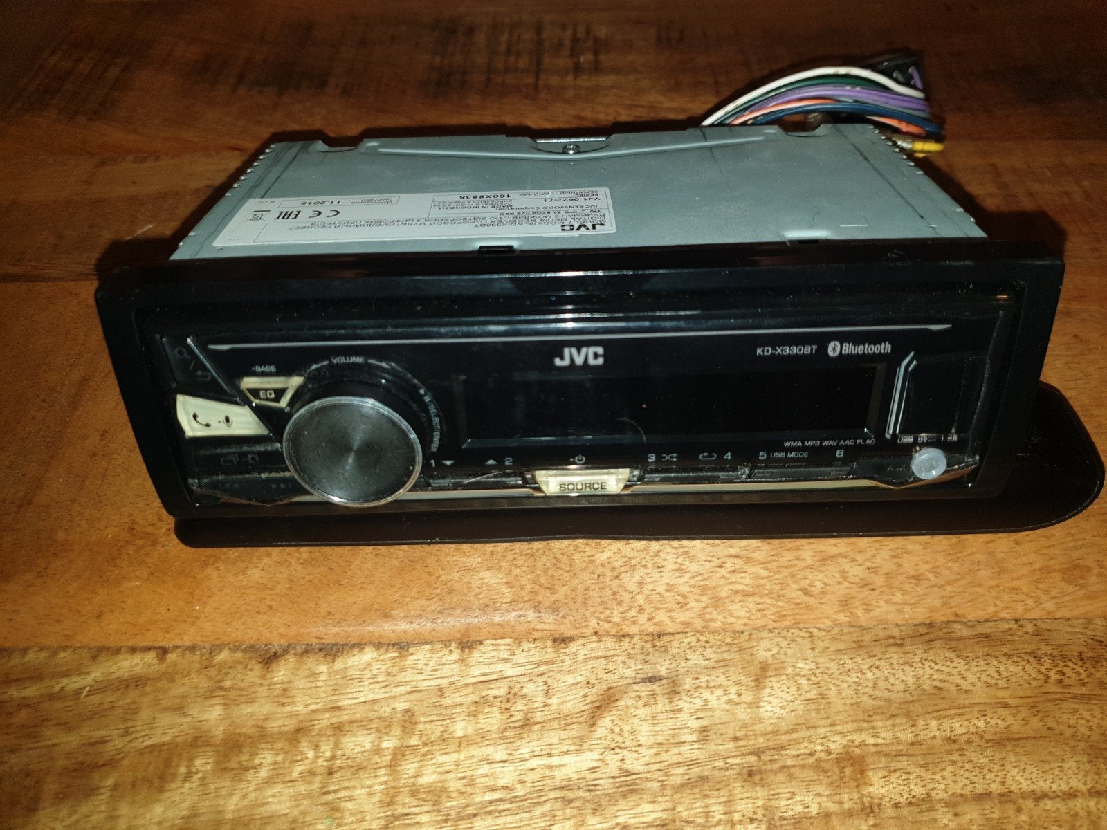 JVC KD-X330BT Autoradio met Bluetooth, Ophalen of Verzenden, Gebruikt