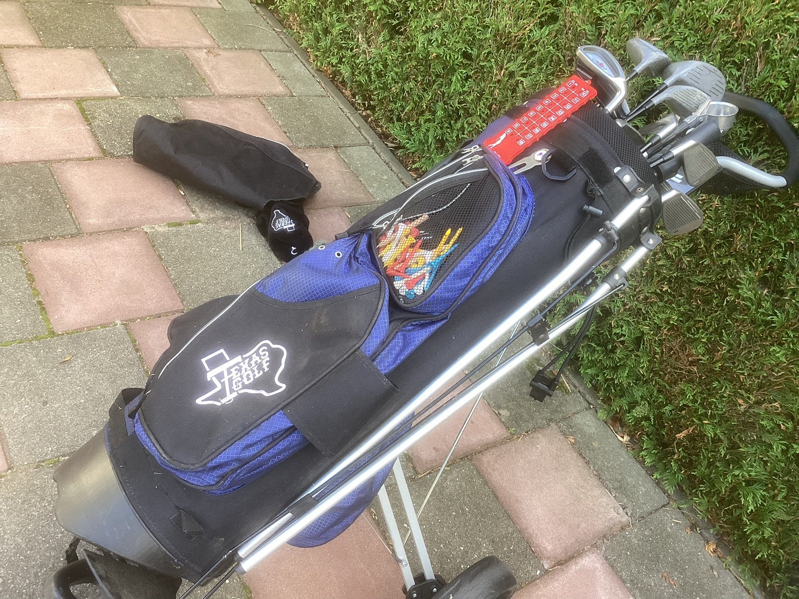 Golftas texas compleet, Sport en Fitness, Ophalen, Gebruikt, Tas