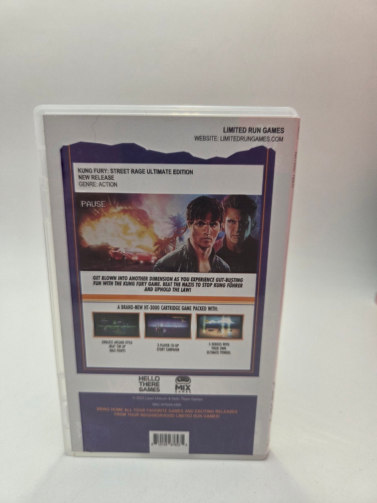 Kung Fury Street Rage Ultimate Edition Nintendo Switch, Ophalen of Verzenden, Zo goed als nieuw, Limited Run Games, 123 Game Street, Anytown, USA