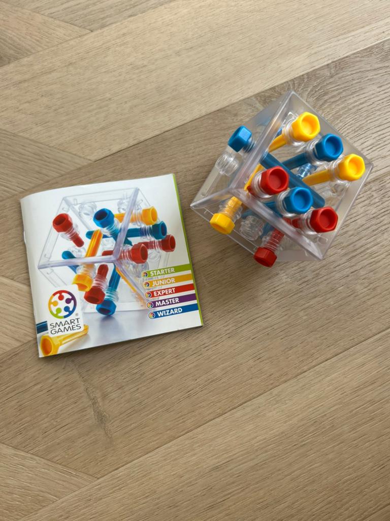 Criss cross cube Smartgame, Ophalen of Verzenden, Minder dan 500 stukjes, Zo goed als nieuw