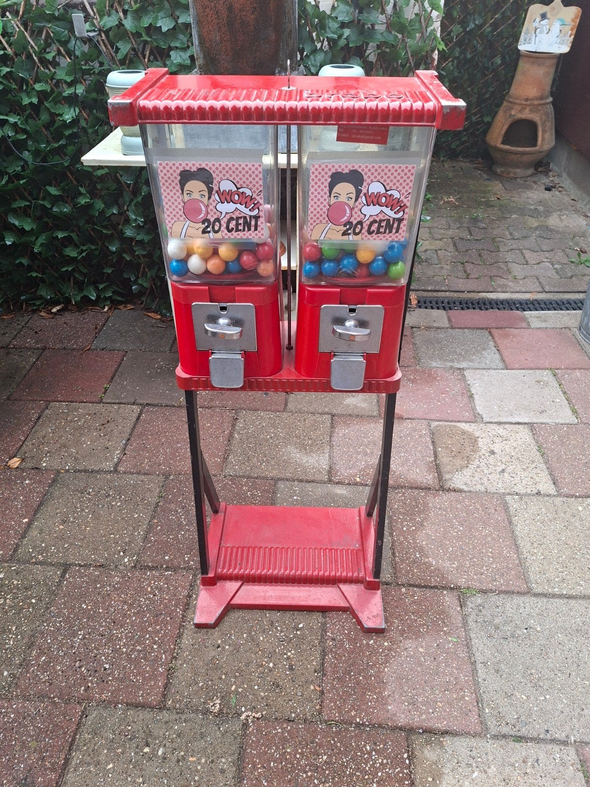 originele brabo kauwgom automaat, Verzamelen, Automaten | Overige, Ophalen, Gebruikt
