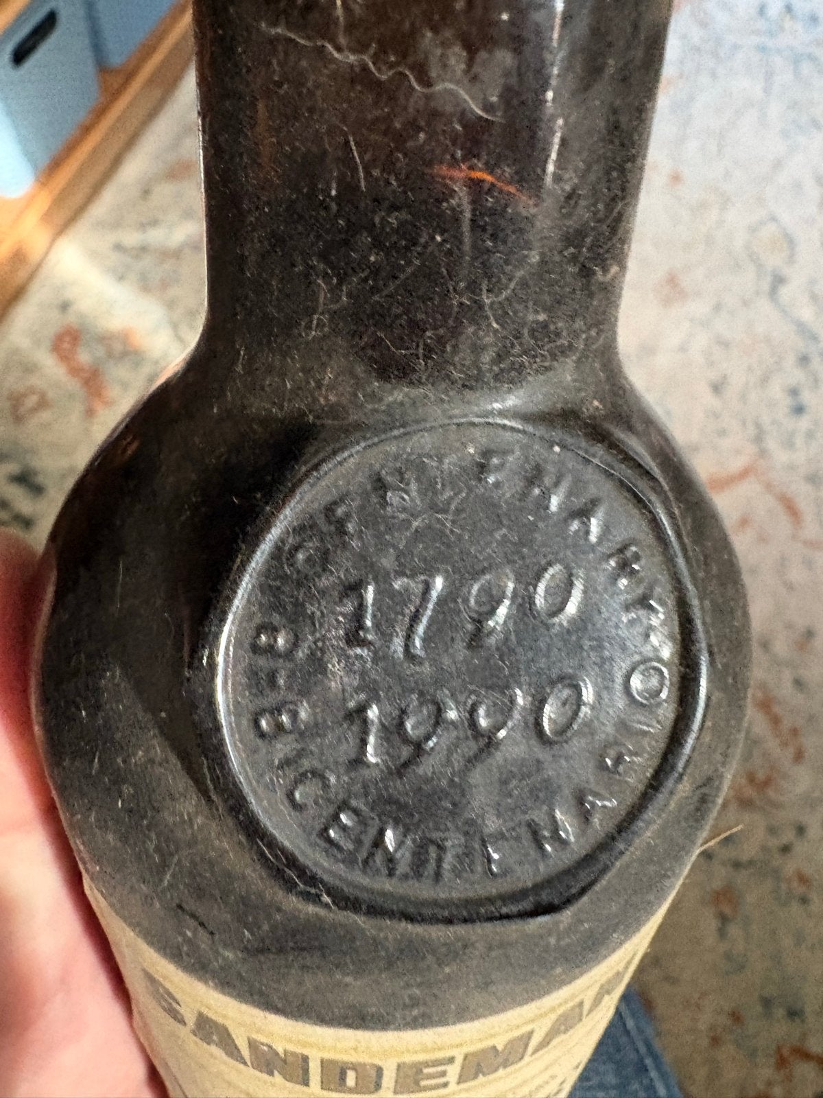 Sandeman Medium Dry Amontillado Sherry - Speciale Editie 199, Ophalen of Verzenden, Gebruikt, Spanje, Overige typen