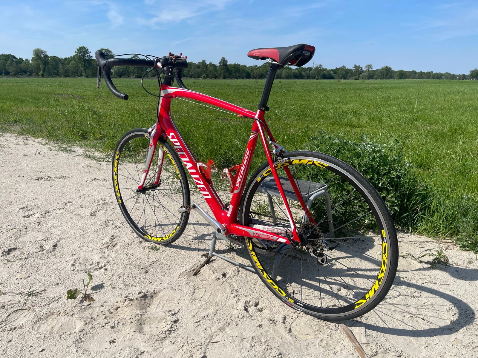 Specialized Tarmac racefiets - Ultegra/SRAM Red, 28 inch, Aluminium, Zo goed als nieuw, 15 tot 20 versnellingen