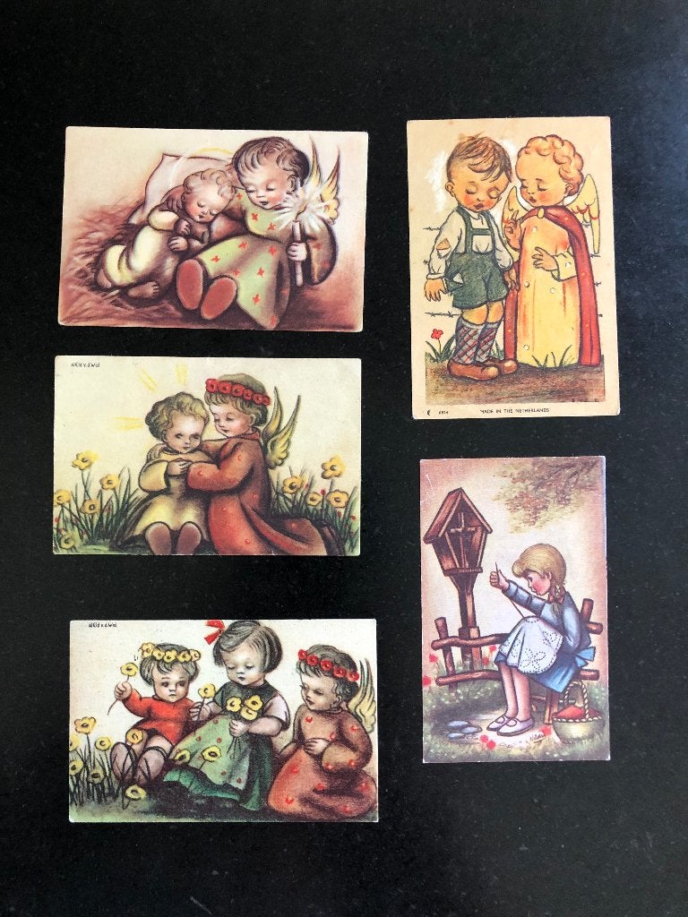 Oude ELWA Prentjes Zendjes 1940, Ophalen of Verzenden, Voor 1940, Gebruikt, Overige onderwerpen