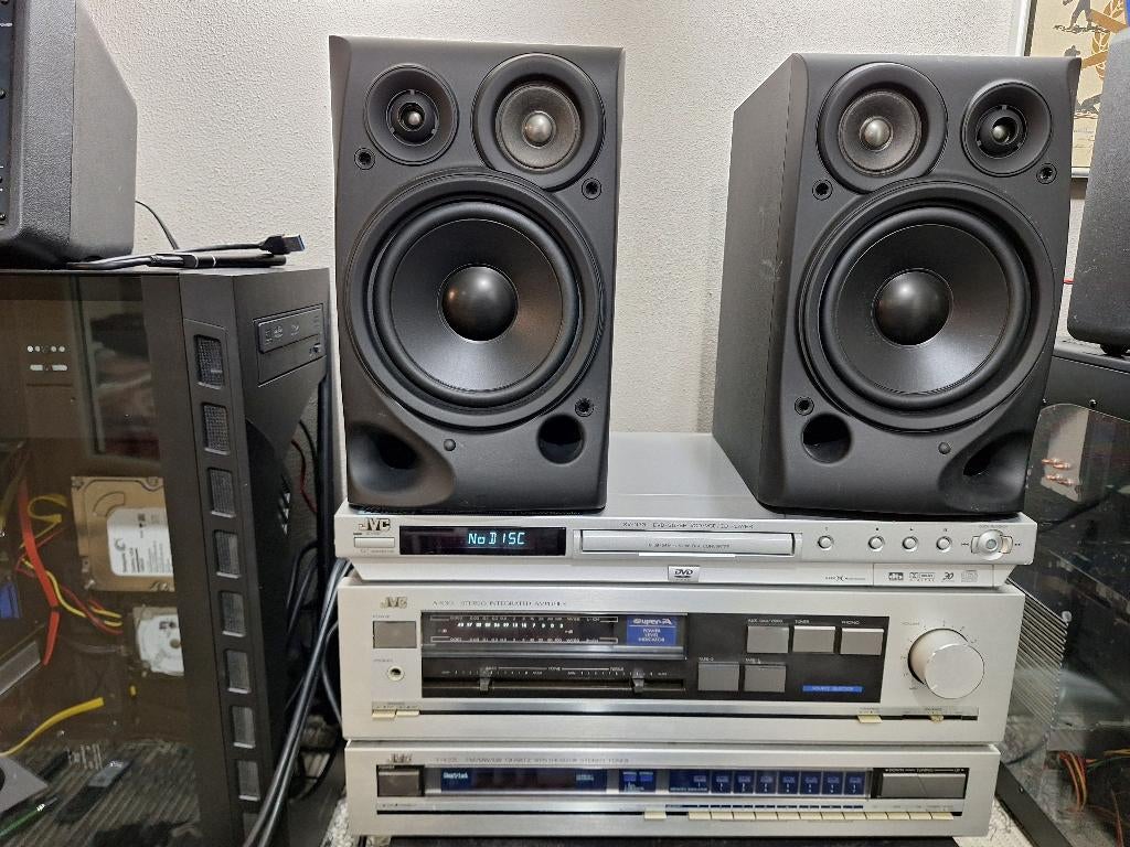 Vintage JVC installatie, Ophalen, Gebruikt, JVC, Tuner of Radio