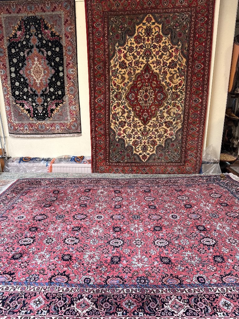 Leegverkoop wegens omstandigheden!op=op, Oosterse en Perzische tapijten, 75 m² of meer, Nieuw, Geel