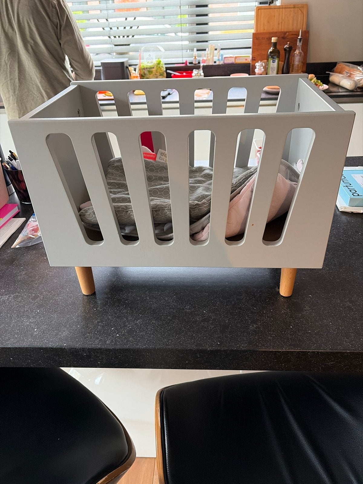 Done by Deer poppenbed grijs - 50x28x35 cm, Ophalen, Gebruikt, Overige typen