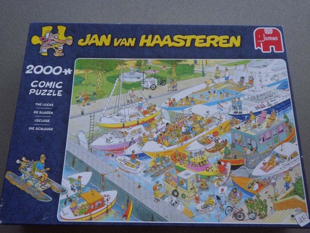 Jan van haasteren de sluizen 2000, Ophalen of Verzenden, Meer dan 1500 stukjes, Zo goed als nieuw