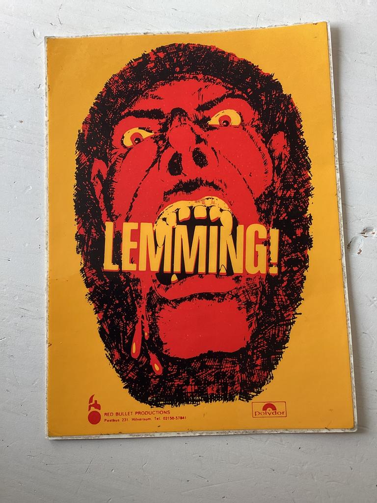 Sticker Lemming (hardrockband), Verzenden, Zo goed als nieuw